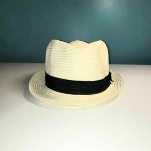 Paper Braid Fedora Hat
